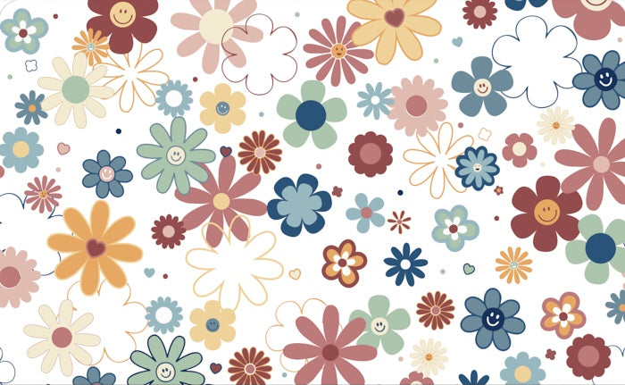 Daisy Minky stroller blanket