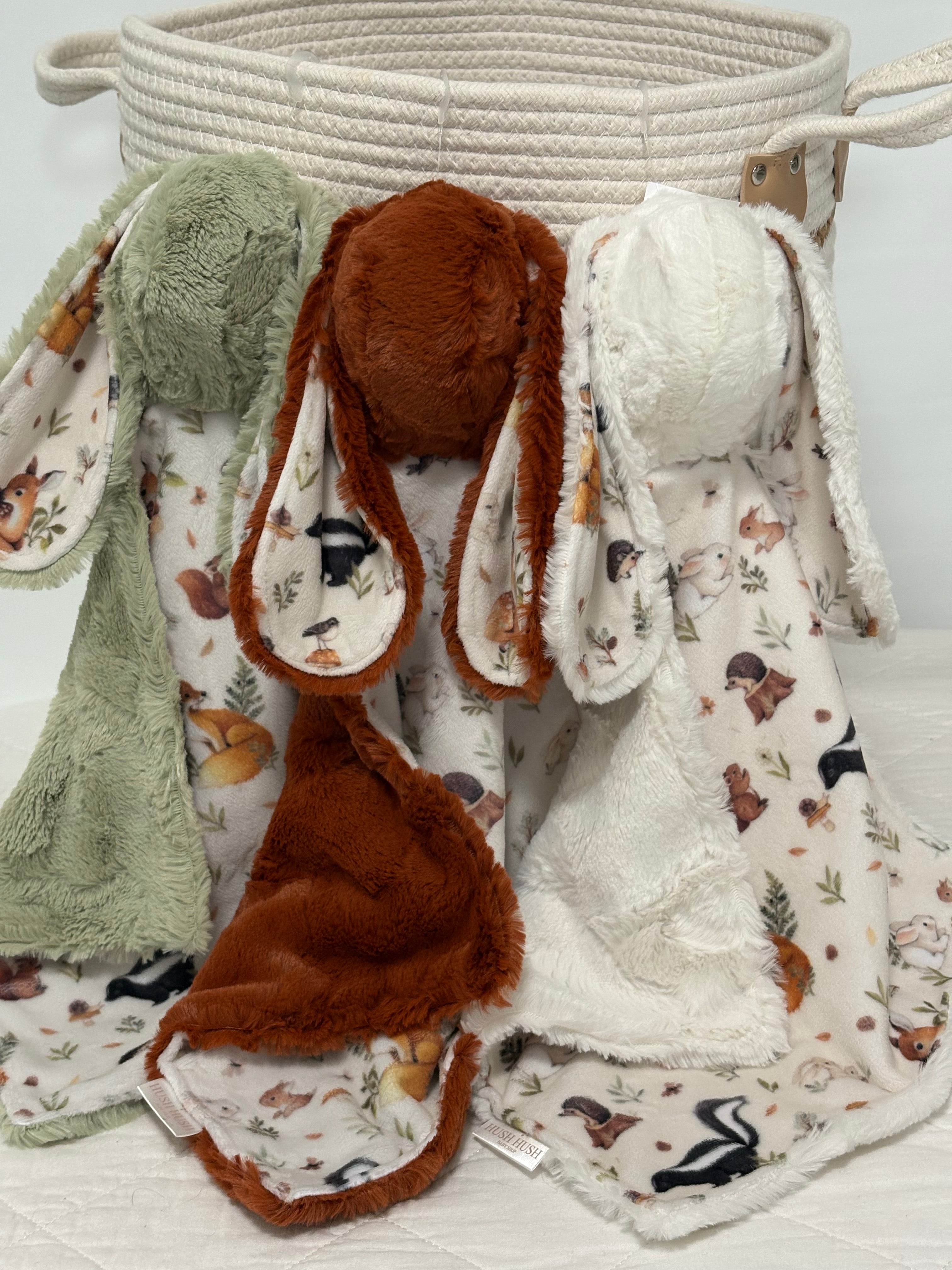 Woodland animals Bunny lovies