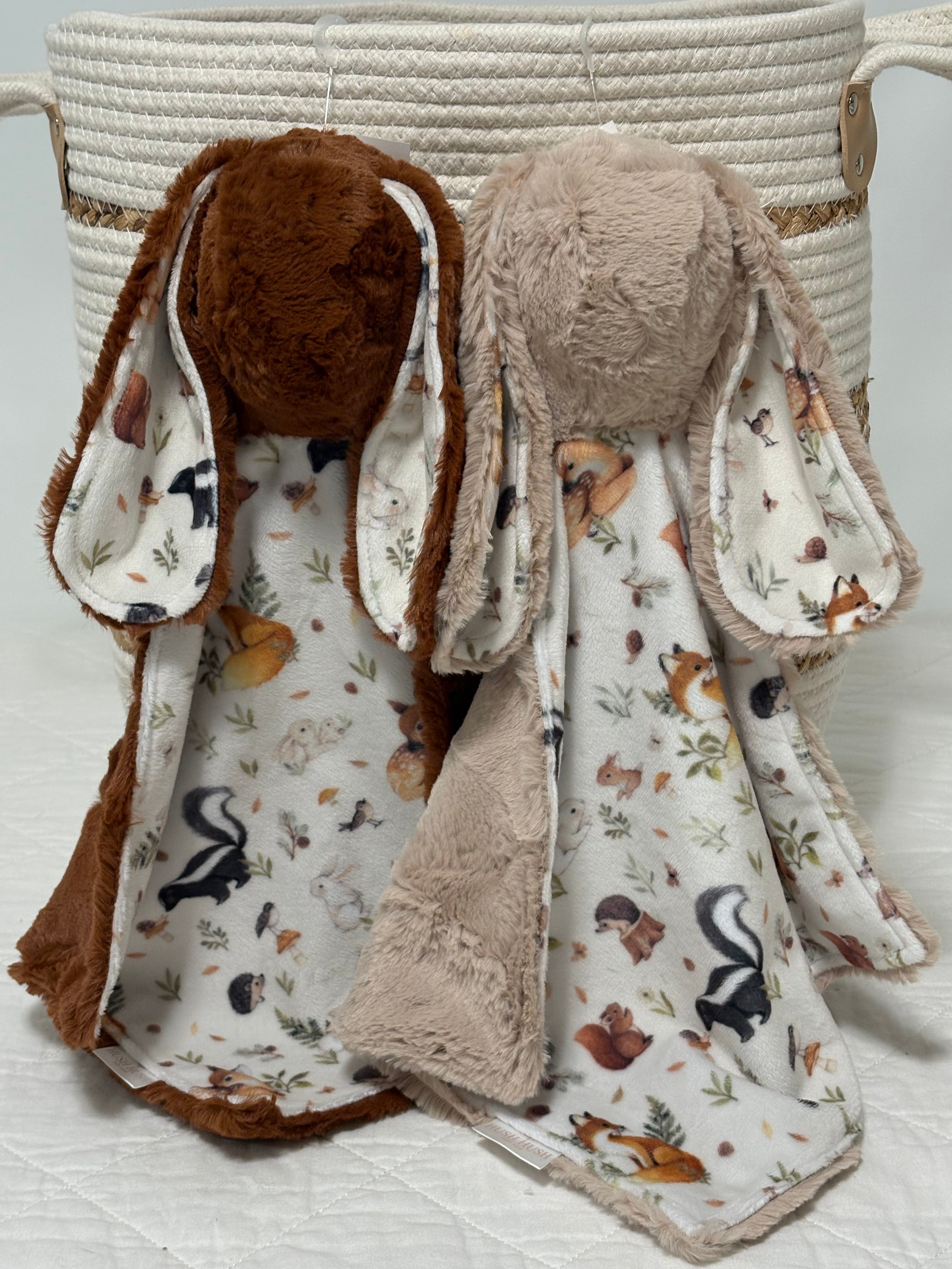 Woodland animals Bunny lovies